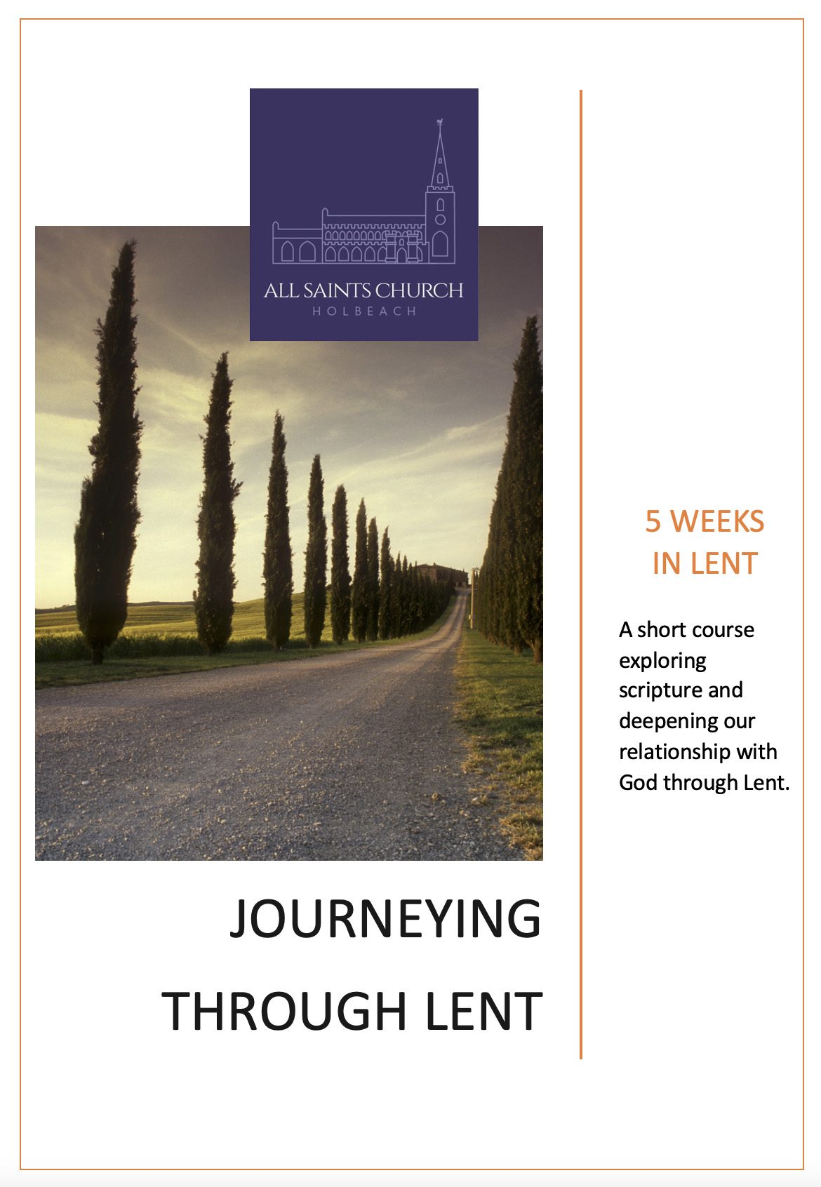 Lent 2024 All Saints Church Holbeach