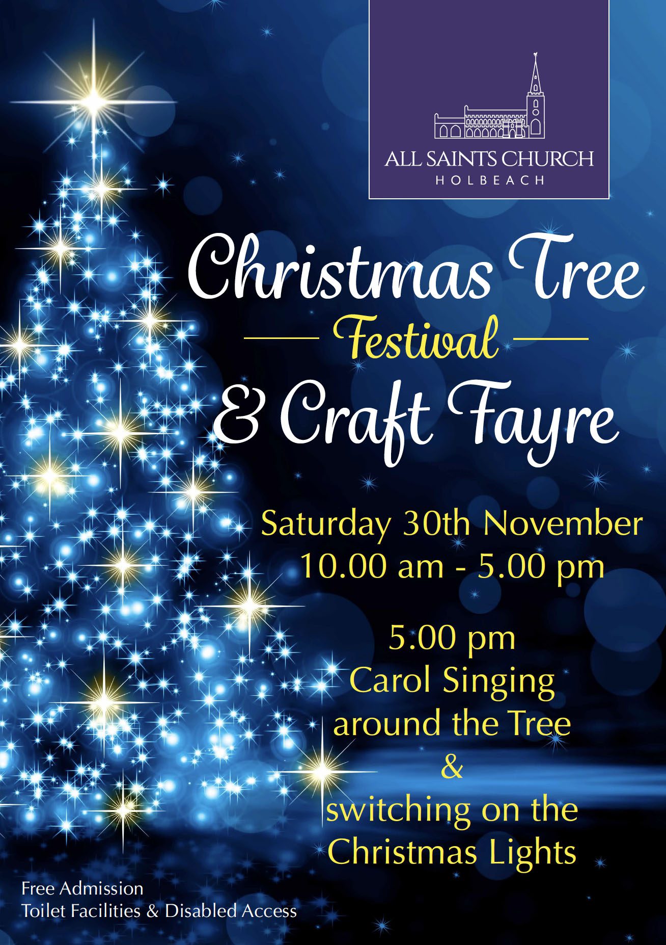 Holbeach Christmas Tree Festival & Craft Fayre 2024